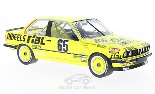 Bmw 325 1/18 Minichamps i No.65 Auto Budde Team Rial 24h Nürburgring 1986 J.Hamelmann/R.Walterscheid-Müller/M.Trint miniature