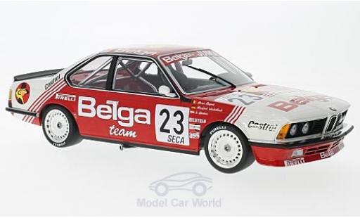Bmw 635 CSI 1/18 Minichamps 635 CSi (E24) No.23 Belga 24h Spa 1985 M.Winkelhock/J.Gartner/H.Regout ohne Vitrine miniature