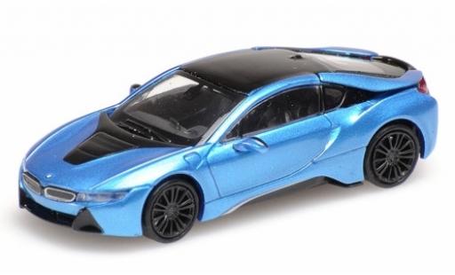 Miniature Bmw i8 1/87 Minichamps Coupe metallise bleue 2015 Bmw i8 1/87 Minichamps Coupe metallise bleue 2015 miniature