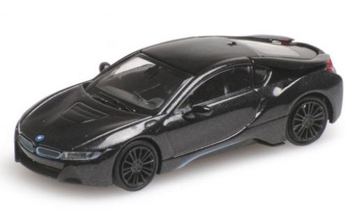 Miniature Bmw i8 1/87 Minichamps Coupe metallise anthrazit 2015 Bmw i8 1/87 Minichamps Coupe metallise anthrazit 2015 miniature
