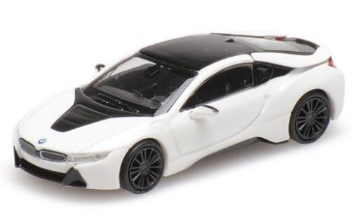 Miniature Bmw i8 1/87 Minichamps Coupe metallise blanche 2015 Bmw i8 1/87 Minichamps Coupe metallise blanche 2015 miniature
