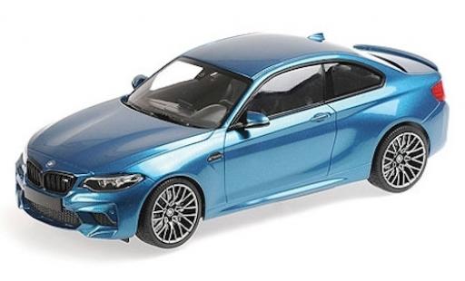 Miniature Bmw M2 1/18 Minichamps Competition metallise bleue 2019 Bmw M2 1/18 Minichamps Competition metallise bleue 2019 miniature