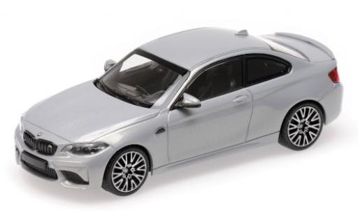 Miniature Bmw M2 1/43 Minichamps Competition metallise grise 2019 Bmw M2 1/43 Minichamps Competition metallise grise 2019 miniature