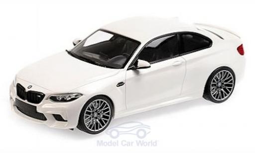 Bmw M2 1/18 Minichamps Competition blanche 2019 miniature