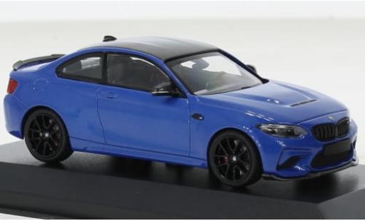 Bmw M2 1/43 Minichamps CS metallise bleue 2020 1:43 miniature