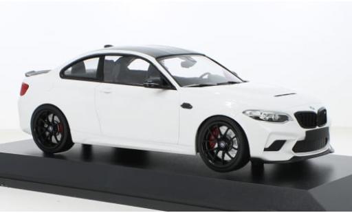 Bmw M2 1/18 Minichamps CS blanche 2020 1:18 miniature