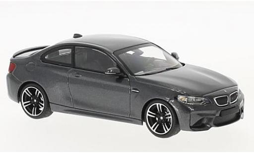 Miniature Bmw M2 1/43 Minichamps (F87) metallise grise 2016 Bmw M2 1/43 Minichamps (F87) metallise grise 2016 miniature