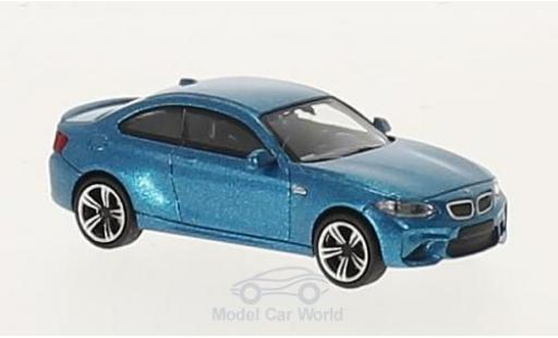 Miniature Bmw M2 1/87 Minichamps metallise bleue 2016 Bmw M2 1/87 Minichamps metallise bleue 2016 miniature