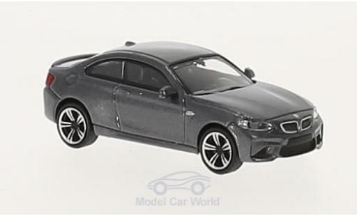 Miniature Bmw M2 1/87 Minichamps metallise grise 2016 Bmw M2 1/87 Minichamps metallise grise 2016 miniature