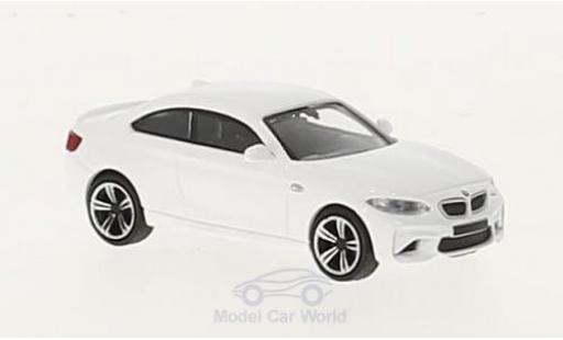Bmw M2 1/87 Minichamps blanche 2016 miniature