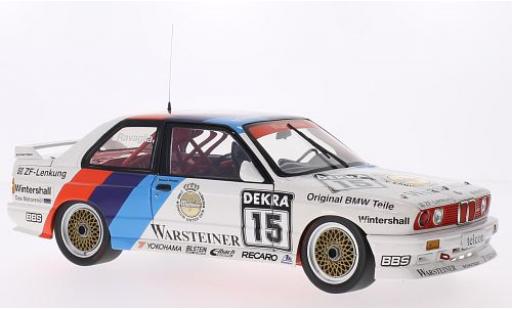Miniature Bmw M3 1/18 Minichamps (E30) DTM No.15 Team Schnitzer Warsteiner DTM 1989 R.Ravaglia Bmw M3 1/18 Minichamps (E30) DTM No.15 Team Schnitzer Warsteiner DTM 1989 R.Ravaglia miniature