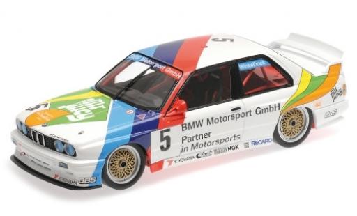 Miniature Bmw M3 1/18 Minichamps (E30) No.5 M-Team Schnitzer Mr. Juicy Macau Guia Race 1990 J.Winkelhock Bmw M3 1/18 Minichamps (E30) No.5 M-Team Schnitzer Mr. Juicy Macau Guia Race 1990 J.Winkelhock miniature