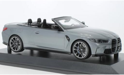 Bmw M4 1/18 Minichamps Cabriolet metallise grise 2020 1:18 miniature