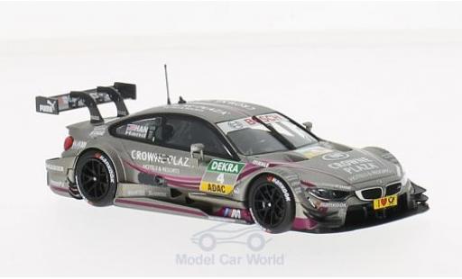 Bmw M4 1/43 Minichamps (F82) No.4 Team RBM Crowne Plaza DTM 2014 J.Hand miniature