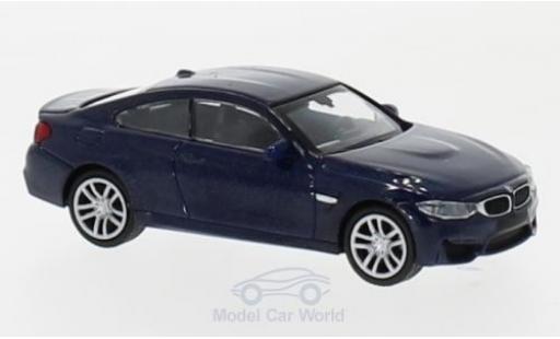 Miniature Bmw M4 1/87 Minichamps metallise bleue 2015 Bmw M4 1/87 Minichamps metallise bleue 2015 miniature