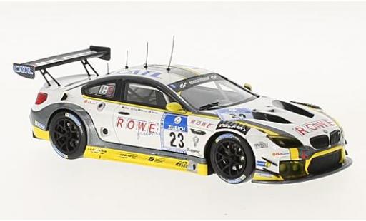 Bmw M6 1/43 Minichamps GT3 No.23 Rowe Racing 24h N&uuml;rburgring 2016 1:43 miniature