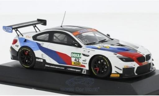 Miniature Bmw M6 1/43 Minichamps GT3 No.42 Schnitzer Motorsport ADAC GT Masters 2018 M.Jensen/T.Scheider Bmw M6 1/43 Minichamps GT3 No.42 Schnitzer Motorsport ADAC GT Masters 2018 M.Jensen/T.Scheider miniature