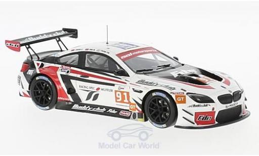 Bmw M6 1/43 Minichamps GT3 No.91 Aai Racing Team Asian Le Mans 2016 J.S.Chen/O.Millroy/P.Eng miniature