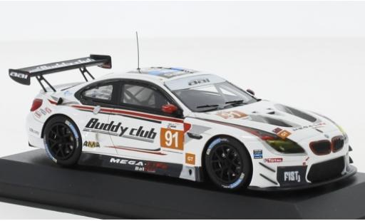 Bmw M6 1/43 Minichamps GT3 No.91 Team AAI Asian Le Mans 2018 J.S.Chen/J.Krohn/C.Mostert miniature
