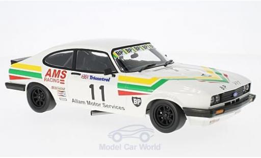 Miniature Ford Capri 1/18 Minichamps 3.0 No.11 Allam Motor Services RAC. BSCC Silverstone 1979 J.Allam Ford Capri 1/18 Minichamps 3.0 No.11 Allam Motor Services RAC. BSCC Silverstone 1979 J.Allam miniature