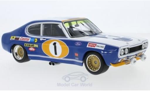 Miniature Ford Capri 2600 1/18 Minichamps MK I RS 2600 No.1 Köln 24h Spa 1972 D.Glemser/A.Soler-Roig Ford Capri 2600 1/18 Minichamps MK I RS 2600 No.1 Köln 24h Spa 1972 D.Glemser/A.Soler-Roig miniature