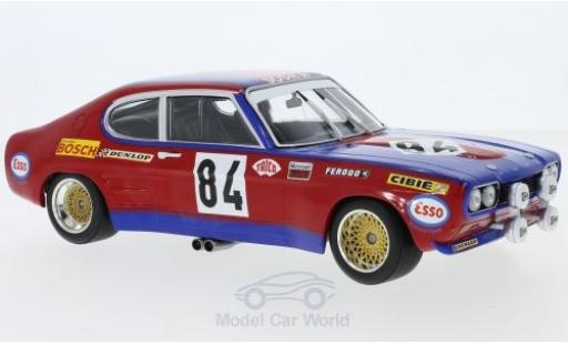 Miniature Ford Capri 2600 1/18 Minichamps MK I RS 2600 No.84 Shark Team 24h Le Mans 1972 J.C.Guerie/J.P.Rouget Ford Capri 2600 1/18 Minichamps MK I RS 2600 No.84 Shark Team 24h Le Mans 1972 J.C.Guerie/J.P.Rouget miniature