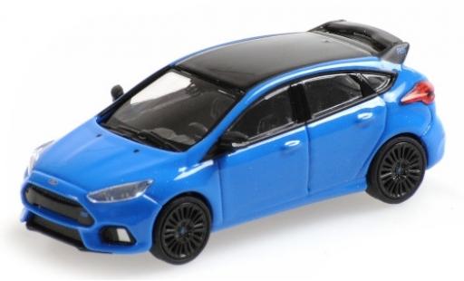 Miniature Ford Focus 1/87 Minichamps RS metallise bleue/noire 2018 Ford Focus 1/87 Minichamps RS metallise bleue/noire 2018 miniature