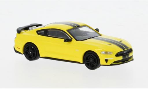 Miniature Ford Mustang 1/87 Minichamps GT jaune/noire 2018 1:87 Ford Mustang 1/87 Minichamps GT jaune/noire 2018 1:87 miniature