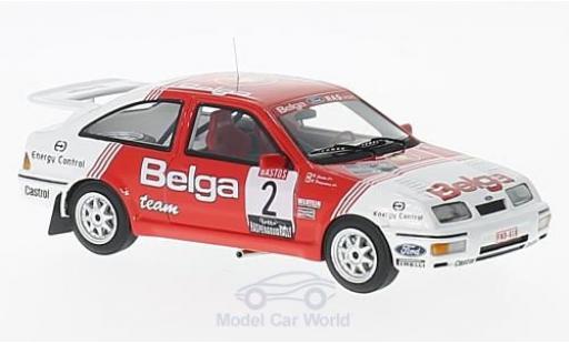 Ford Sierra Cosworth 1/43 Minichamps RS Cosworth No.2 Belga Haspengouwrally 1987 R.Droogmans/R.Joosten miniature