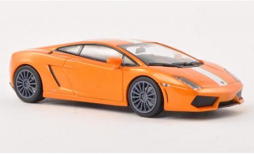 Miniature Lamborghini Gallardo 1/43 Minichamps LP550-2 Valentino Balboni metallise orange/blanche 2009 Lamborghini Gallardo 1/43 Minichamps LP550-2 Valentino Balboni metallise orange/blanche 2009 miniature