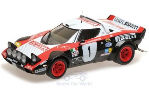 Miniature Lancia Stratos 1/18 Minichamps HF No.1 Pirelli Rallye DM Rallye Saarland 1978 W.Röhrl/C.Geistdörfer Lancia Stratos 1/18 Minichamps HF No.1 Pirelli Rallye DM Rallye Saarland 1978 W.Röhrl/C.Geistdörfer miniature