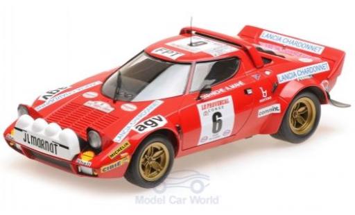 Miniature Lancia Stratos 1/18 Minichamps HF No.6 Rallye WM Rallye Tour de Corse 1975 B.Darniche/A.Mahe Lancia Stratos 1/18 Minichamps HF No.6 Rallye WM Rallye Tour de Corse 1975 B.Darniche/A.Mahe miniature