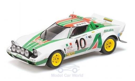 Miniature Lancia Stratos 1/18 Minichamps No.10 Alitalia Rallye Monte Carlo 1976 S.Munari/S.Maiga Lancia Stratos 1/18 Minichamps No.10 Alitalia Rallye Monte Carlo 1976 S.Munari/S.Maiga miniature