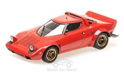 Miniature Lancia Stratos 1/18 Minichamps rouge 1974 Lancia Stratos 1/18 Minichamps rouge 1974 miniature