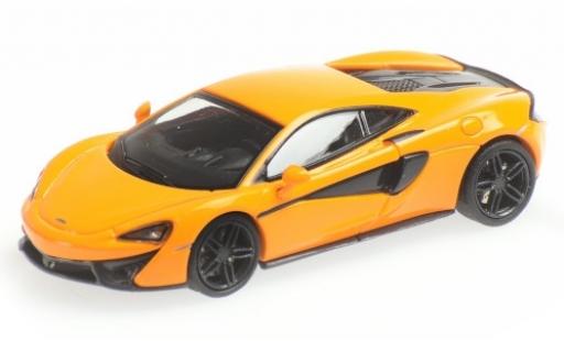 Miniature McLaren 570 1/87 Minichamps S orange McLaren 570 1/87 Minichamps S orange miniature
