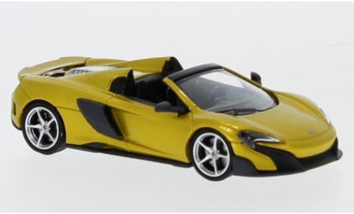 Miniature McLaren 675 1/87 Minichamps LT Spider gold 2016 McLaren 675 1/87 Minichamps LT Spider gold 2016 miniature