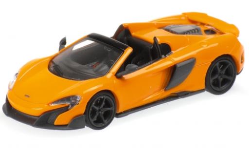 Miniature McLaren 675 1/87 Minichamps LT Spider orange 2016 McLaren 675 1/87 Minichamps LT Spider orange 2016 miniature