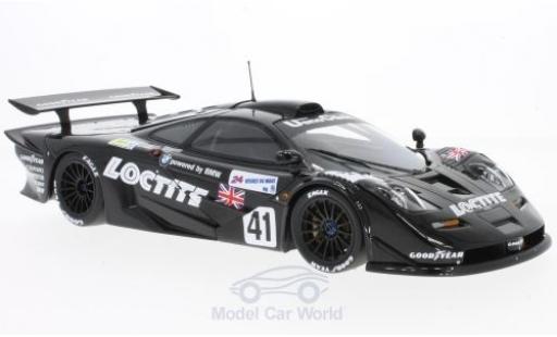 Miniature McLaren F1 1/18 Minichamps GTR No.41 Gulf Team Davidoff Loctite 24h Le Mans 1998 T.Bscher/E.Pirro/D.Capello ohne Vitrine McLaren F1 1/18 Minichamps GTR No.41 Gulf Team Davidoff Loctite 24h Le Mans 1998 T.Bscher/E.Pirro/D.Capello ohne Vitrine miniature
