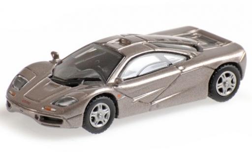 Miniature McLaren F1 1/87 Minichamps Roadcar metallise grise 1994 McLaren F1 1/87 Minichamps Roadcar metallise grise 1994 miniature