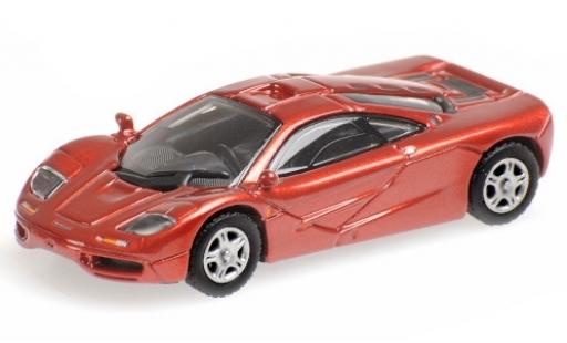 Miniature McLaren F1 1/87 Minichamps Roadcar metallise rouge 1994 McLaren F1 1/87 Minichamps Roadcar metallise rouge 1994 miniature