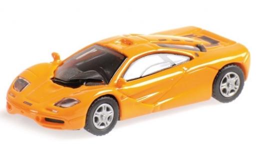 Miniature McLaren F1 1/87 Minichamps Roadcar orange 1994 McLaren F1 1/87 Minichamps Roadcar orange 1994 miniature