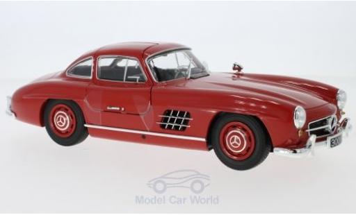 Miniature Mercedes 300 SL 1/18 Minichamps SL (W198) rouge 1955 Mercedes 300 SL 1/18 Minichamps SL (W198) rouge 1955 miniature