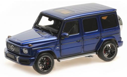 Miniature Mercedes Classe G 1/18 Minichamps AMG G63 metallise bleue 2018 Mercedes Classe G 1/18 Minichamps AMG G63 metallise bleue 2018 miniature