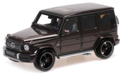 Miniature Mercedes Classe G 1/18 Minichamps AMG G63 metallise rouge 2018 Mercedes Classe G 1/18 Minichamps AMG G63 metallise rouge 2018 miniature