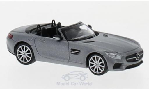 Miniature Mercedes AMG GT 1/87 Minichamps S Cabriolet matt-grise 2017 Mercedes AMG GT 1/87 Minichamps S Cabriolet matt-grise 2017 miniature