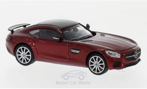 Miniature Mercedes AMG GT 1/87 Minichamps S metallise rouge 2015 Mercedes AMG GT 1/87 Minichamps S metallise rouge 2015 miniature