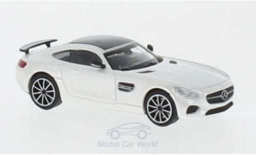 Miniature Mercedes AMG GT 1/87 Minichamps S metallise blanche 2015 Mercedes AMG GT 1/87 Minichamps S metallise blanche 2015 miniature