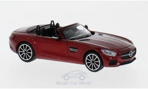 Miniature Mercedes AMG GT 1/87 Minichamps S Roadster metallise rouge 2017 Mercedes AMG GT 1/87 Minichamps S Roadster metallise rouge 2017 miniature
