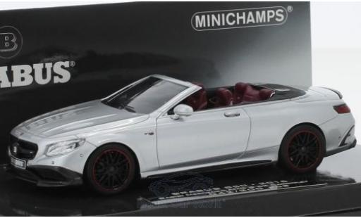 Miniature Mercedes Classe S 1/43 Minichamps Brabus 850 grise 2016 Basis AMG S 63 Cabriolet Mercedes Classe S 1/43 Minichamps Brabus 850 grise 2016 Basis AMG S 63 Cabriolet miniature