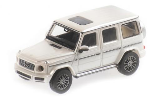 Miniature Mercedes Classe G 1/87 Minichamps G500 (W463) metallise blanche 2018 Mercedes Classe G 1/87 Minichamps G500 (W463) metallise blanche 2018 miniature